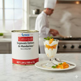 Sysco Classic Orange Mandarin Sections Light Syrup 2.84LT/100oz