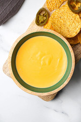 CINEPLEX Nacho Cheese Sauce Large 2.84 L/100 Fl Oz  - chicken pieces