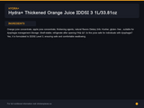 Hydra+ Thickened Orange Juice IDDSI 3 1L/33.81oz