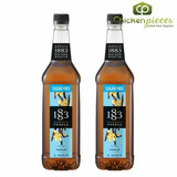  1883 Maison Routin Vanilla Sugar Free Syrup 1LT/33.81oz (2/Case) 