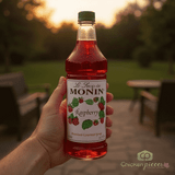 Monin Raspberry Syrup 1LTR/33.81oz (4/Case)