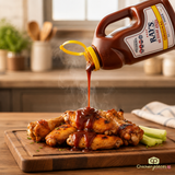 Sweet Baby Ray's No Sugar Added Barbecue Sauce 64oz/1.89 Liter - chicken pieces