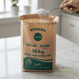 ROGERS Rogers Extra Fine Granulated Sugar 20 KG/44 LBS