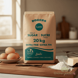 ROGERS Rogers Extra Fine Granulated Sugar 20 KG/44 LBS