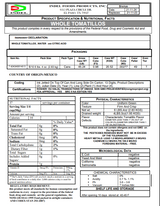 DEL SOL Del Sol Whole Tomatillos 2.83Kg/100oz Bulk Food Service - 6/Case (PALLET OF 55 CASES)