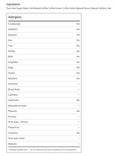 Monin Sweetened Iced Coffee Beverage Syrup 1L/33.81oz (4/Case)