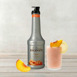 Monin Peach Puree 1L/33.81oz (4/Case)