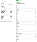 Monin Agave Nectar Beverage Syrup 1L/2.11Lbs (4/Case)