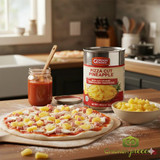 Gordon Choice GFS Pizza Cut Pineapples Light Syrup 2.84L/6Lbs (6/Case)