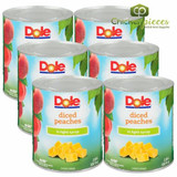 DOLE Dole Diced Peach, In Light Syrup 2.84L/6oz (6/Case) 