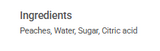 DOLE Dole Diced Peach, In Light Syrup 2.84L/6oz (6/Case)