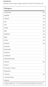 Sunshine Farms Zesty Pickled Asparagus 1L/33.81oz