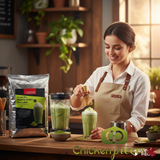CAPPUCINE Cappucine Matcha Latte Frappe Mix  3lbs -chicken pieces