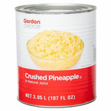  Gordon Choice GFS Crushed Pineapples Natural Juice 3.05L/6.72 LBS 