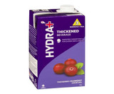 Hydra+ Cranberry Juice, IDDSI 3 Thickened  Beverage 1 L/33 oz — HYDRA+, Canada