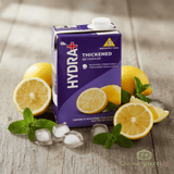Hydra+ IDDSI 3 Lemon Thickened Beverage Water, 1L/33.8 oz bulk supply — professional quality, HYDRA+