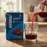 Hydra+ Cranberry Juice, IDDSI Level 2 Mildly Thick, Ready-to-Drink, 1L / 33.8 oz Carton commercial supply — chickenpieces.ca