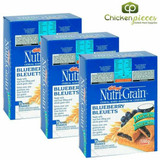  Kellogg's Nutrigrain Blueberry Cereal Bars 16 Eaches/Pack Bulk 37g | 3/CASE | 50 CASES PER PALLET-(Total 150 Units) 