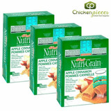  Kellogg's Nutrigrain Apple Cinnamon Cereal Bars 16 Eaches/Pack Bulk 37g | 3/CASE | 50 CASES PER PALLET-(Total 150 Units) 