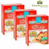 Kellogg's Nutrigrain Strawberry Cereal Bars 16 Eaches/Pack Bulk 37g | 3/CASE | 50 CASES PER PALLET-(Total 150 Units) - chicken pieces