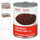 Gordon Choice GFS Turtle Black Beans Bulk 540ml | 24/CASE | 50 CASES PER PALLET-(Total 1200 Units) - chicken pieces