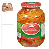  Bick's Sliced Hot Banana Pepper Rings Bulk 4L | 2/CASE | 50 CASES PER PALLET-(Total 100 Units) 