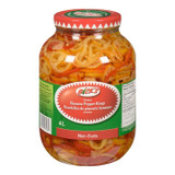  Bick's Sliced Hot Banana Pepper Rings Bulk 4L | 2/CASE | 50 CASES PER PALLET-(Total 100 Units) 