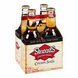 Stewart's Cream Soda Glass Soft Drink Bulk 355ml | 24/CASE | 50 CASES PER PALLET-(Total 1200 Units) 