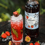  Giffard Giffard France Fraise-Strawberry Flavoring Syrup, 1L 
