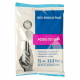 Basic American Foods Potato Tot Mix 15.5oz | 8/CASE | 50 CASES PER PALLET-(Total 400 Units) - chicken pieces