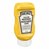HEINZ Heinz Mustard, Upside Down Bottle 375ml | 24/CASE | 50 CASES PER PALLET-(Total 1200 Units) 