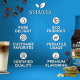  Syruvia Syrups Sugar Free Dubai Chocolate Flavouring Syrup 750ML 