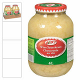  Bick's Wine Sauerkraut Bulk 4L | 2/CASE | 50 CASES PER PALLET-(Total 100 units) 