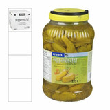 KRINOS Krinos Pickled Pepperoncini Peppers Bulk 3.75L | 4/CASE | 50 CASES PER PALLET-(Total 200 units) 