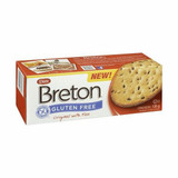 DARE Dare Breton Baked Original Flax Crackers, Gluten Free Bulk 135 Grams | 12/CASE | 50 CASES PER PALLET-(Total 600 units) 