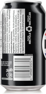 PEPSI Pepsi Zero Sugar â€“ Zero Calorie Cola | 355ml/Unit, 32 Unit/Case 