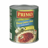 PRIMO Primo Romano Cheese & Basil Spaghetti Sauce Bulk 2.84 Liters | 6/CASE | 50 CASES PER PALLET-(Total 300 units) 