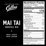  Collins Mai Tai Cock Tail Mix, 32oz/946ml 