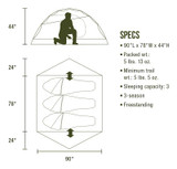 Ascend Viewpoint 3 Three-Person Dome Tent - Weatherproof Comfort   Ascend Viewpoint 3 Three-Person Dome Tent - Weatherproof Comfort