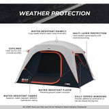  Core Equipment Blockout Dome Tent - 6-Person 