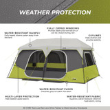  Core Equipment Instant Cabin Tent - 10-Person 