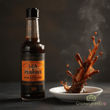Lea & Perrins Worcestershire Sauce 142 ml/4.80 oz - chicken pieces