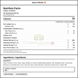 ED Smith Saucemaker Alfredo Sauce Large 3.7L/7.82Lbs — Nutrition and Ingredients Label — www.chickenpieces.com