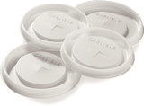 Carlisle 5212L30 Translucent Disposable Lid (1000/Case) - chicken pieces