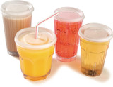 Carlisle 5212L30 Translucent Disposable Lid (1000/Case) - chicken pieces
