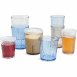 Dinex DX4GC907 Swirl 9 oz. Clear SAN Plastic Tumbler (72/Case) 
