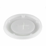  Dinex DX1196ST8714 Translucent Disposable Lid with Straw Slot (1000/Case) 