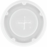  Dinex DX1196ST8714 Translucent Disposable Lid with Straw Slot (1000/Case) 