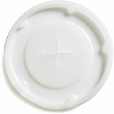  Dinex DX1196ST8714 Translucent Disposable Lid with Straw Slot (1000/Case) 
