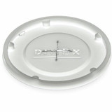  Dinex DX1196ST8714 Translucent Disposable Lid with Straw Slot (1000/Case) 